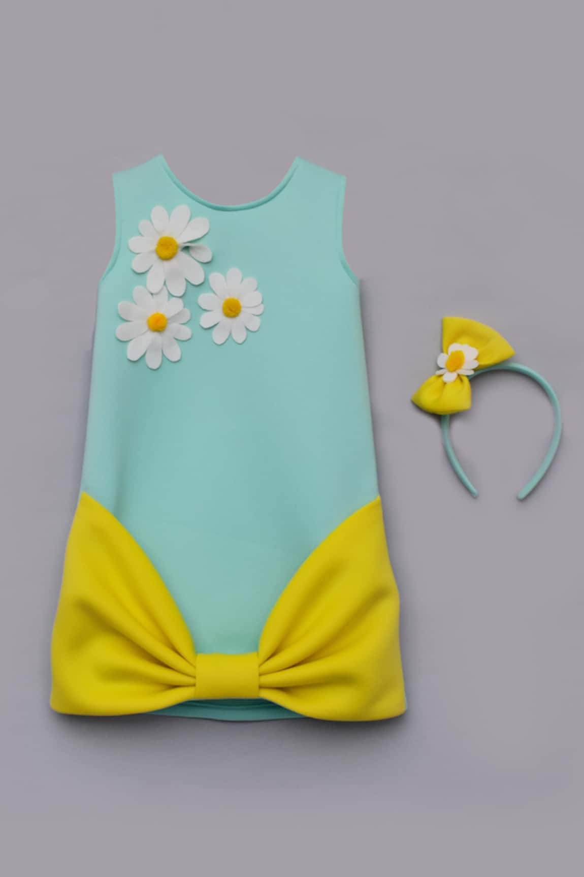 FAYON KIDS Floral Embellished Dress