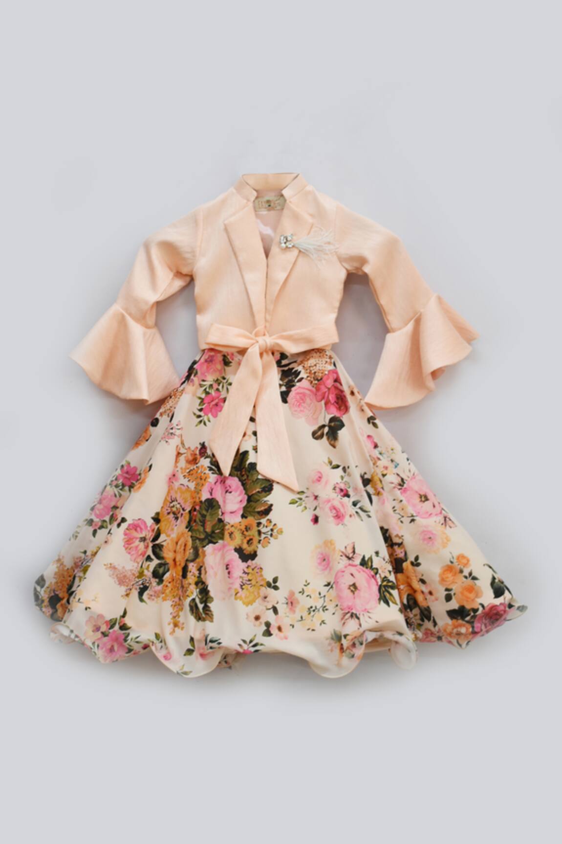 FAYON KIDS Printed Lehenga Set