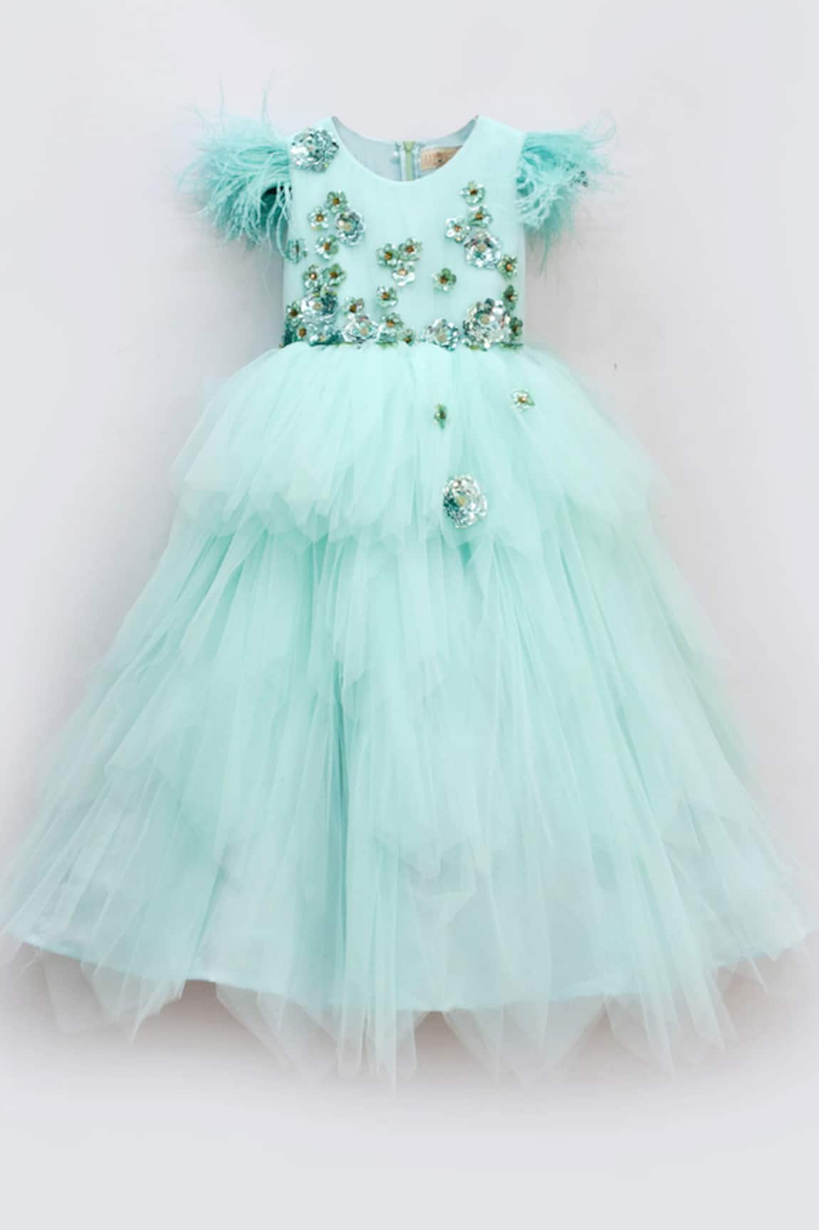 Fayon Kids Applique Gown 