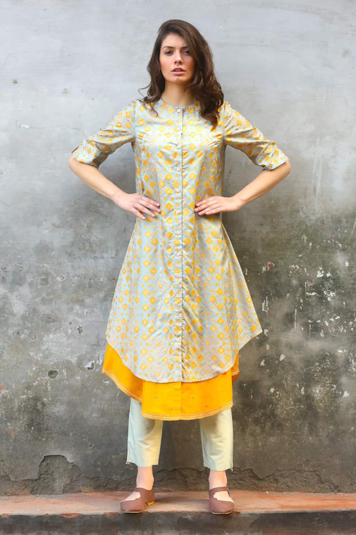 I Am Design Printed Kurta Set