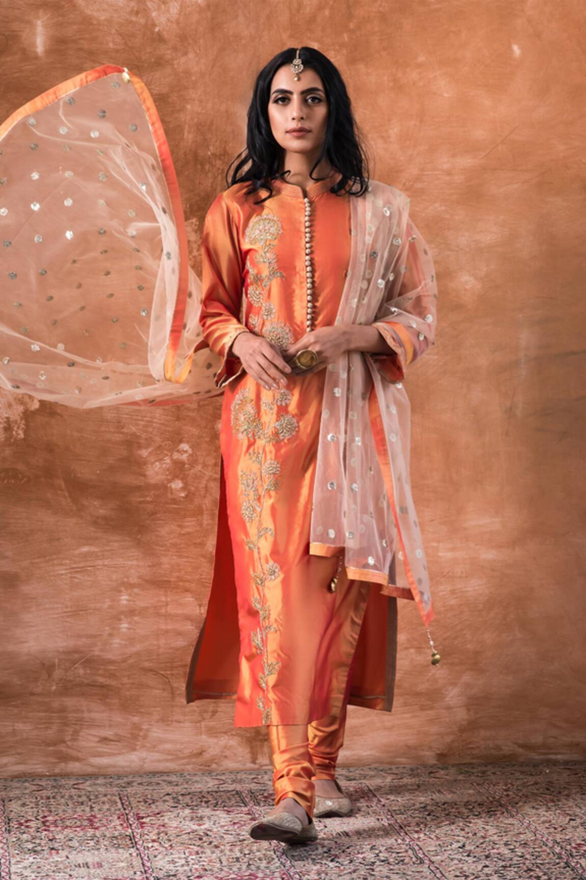 Kanika Sharma Surya Silk Kurta Set 