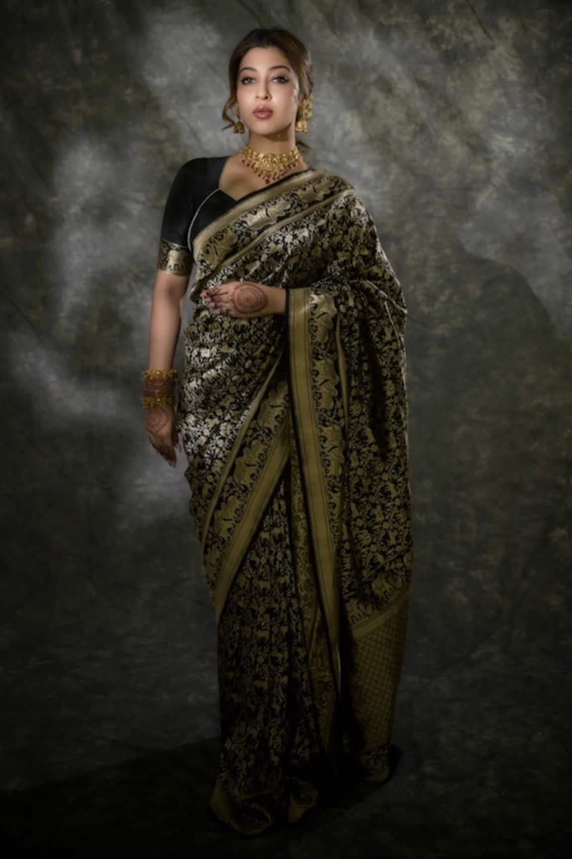 Devissha Pure Katan Silk Handloom Banarasi Saree