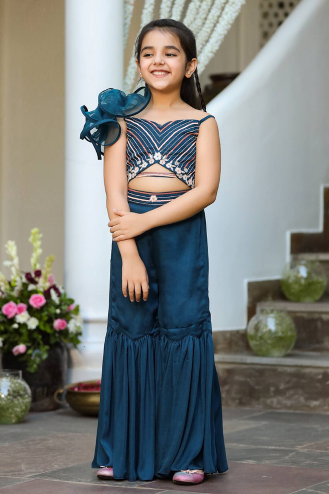 Littleens  Mahjabeen Embellished Jumpsuit 