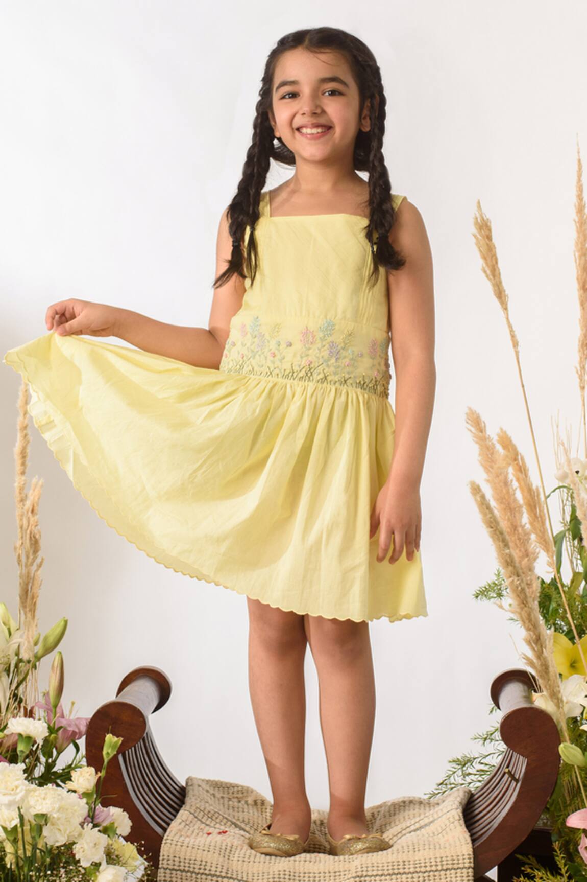 Littleens Embroidered Organic Cotton Dress 