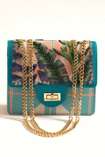 The Garnish Company Mazu Printed Sling Bag 