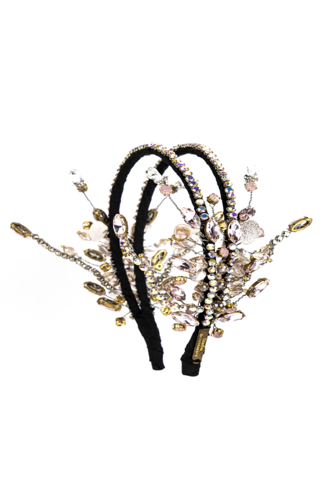 Born Flash Gardenia Floral Embellished Hairband