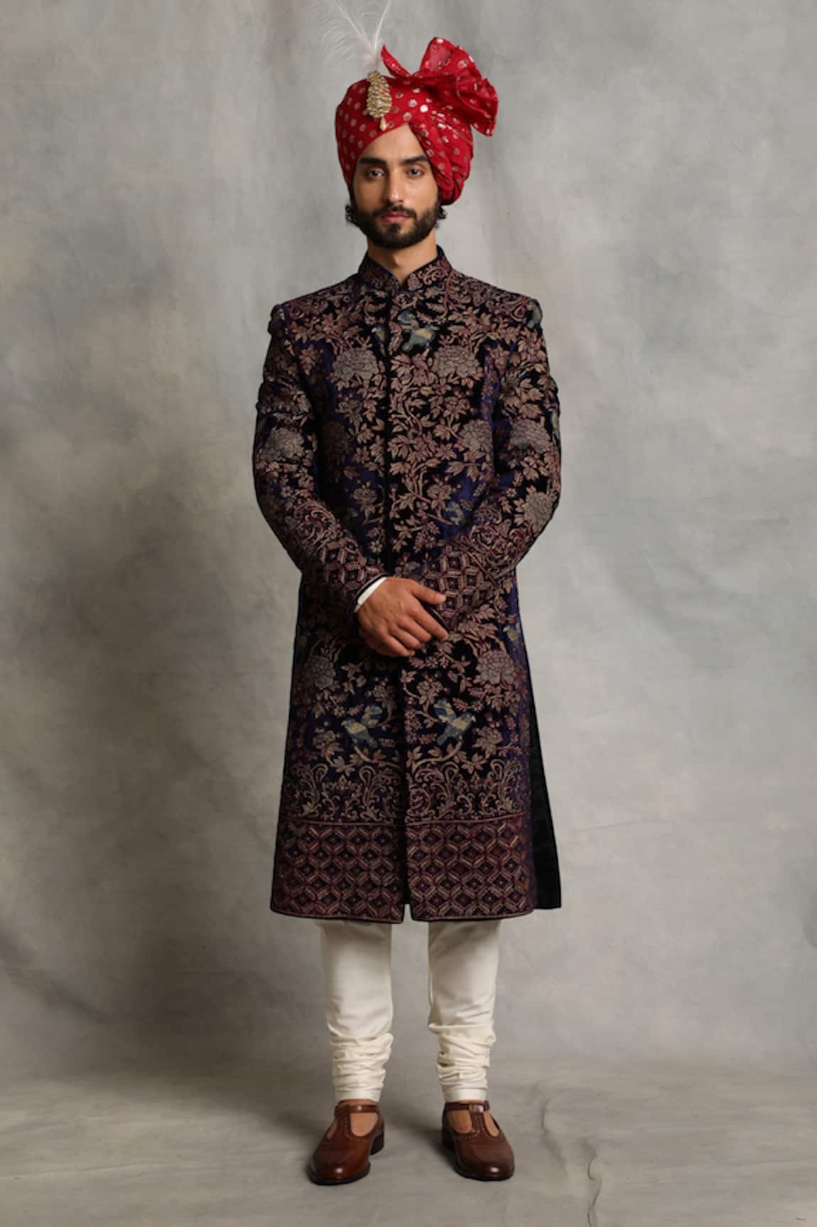 Gargee Designers Embroidered Sherwani Set 