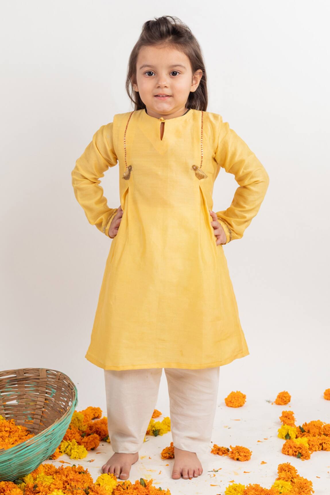 MR Brat Pleated Kurta Set