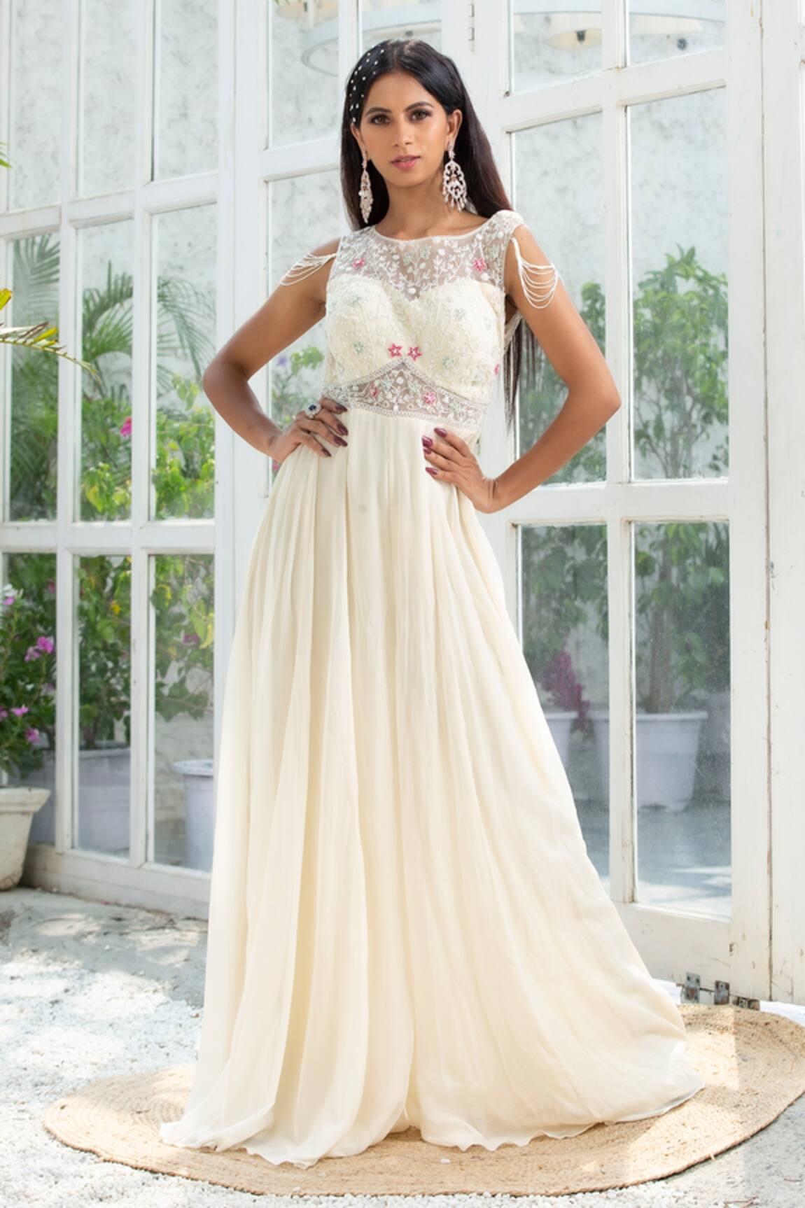 Kanj By Priyanka A Sakhuja Harriet Embroidered Jumpsuit