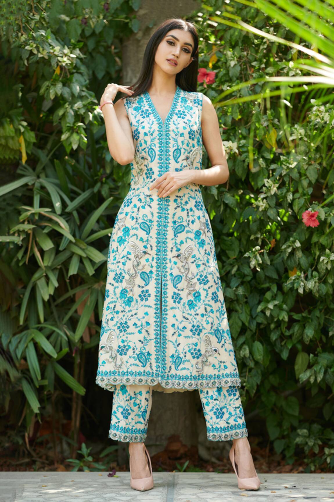 Aman Takyar Printed Kurta Pant Set