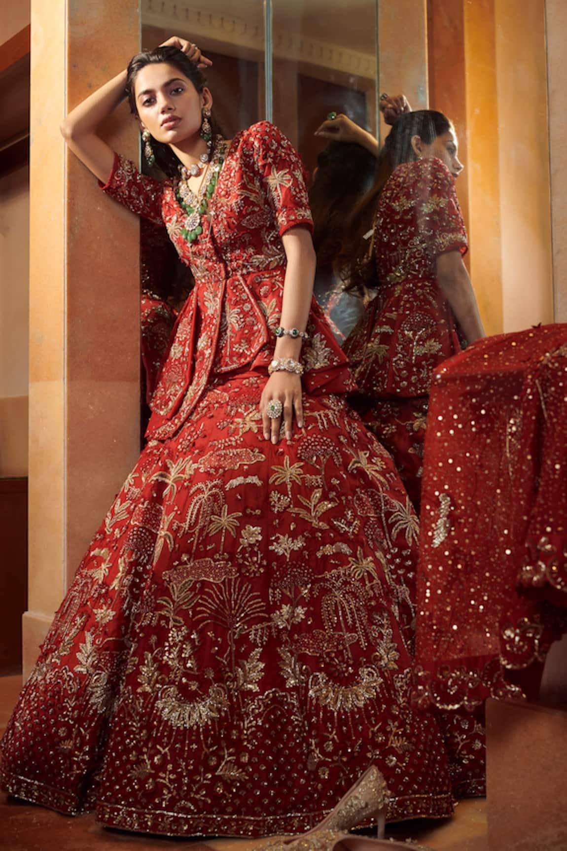 Sahil Kochhar Husna Lehenga Set