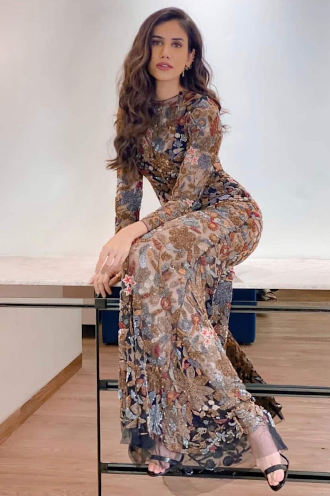 Premya By Manishii Embroidered Gown