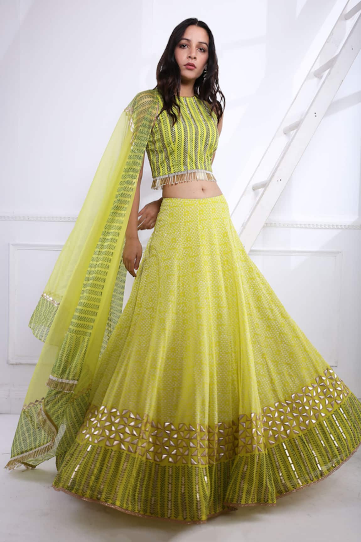 Pooja Rajgarhia Gupta Printed Lehenga Set 