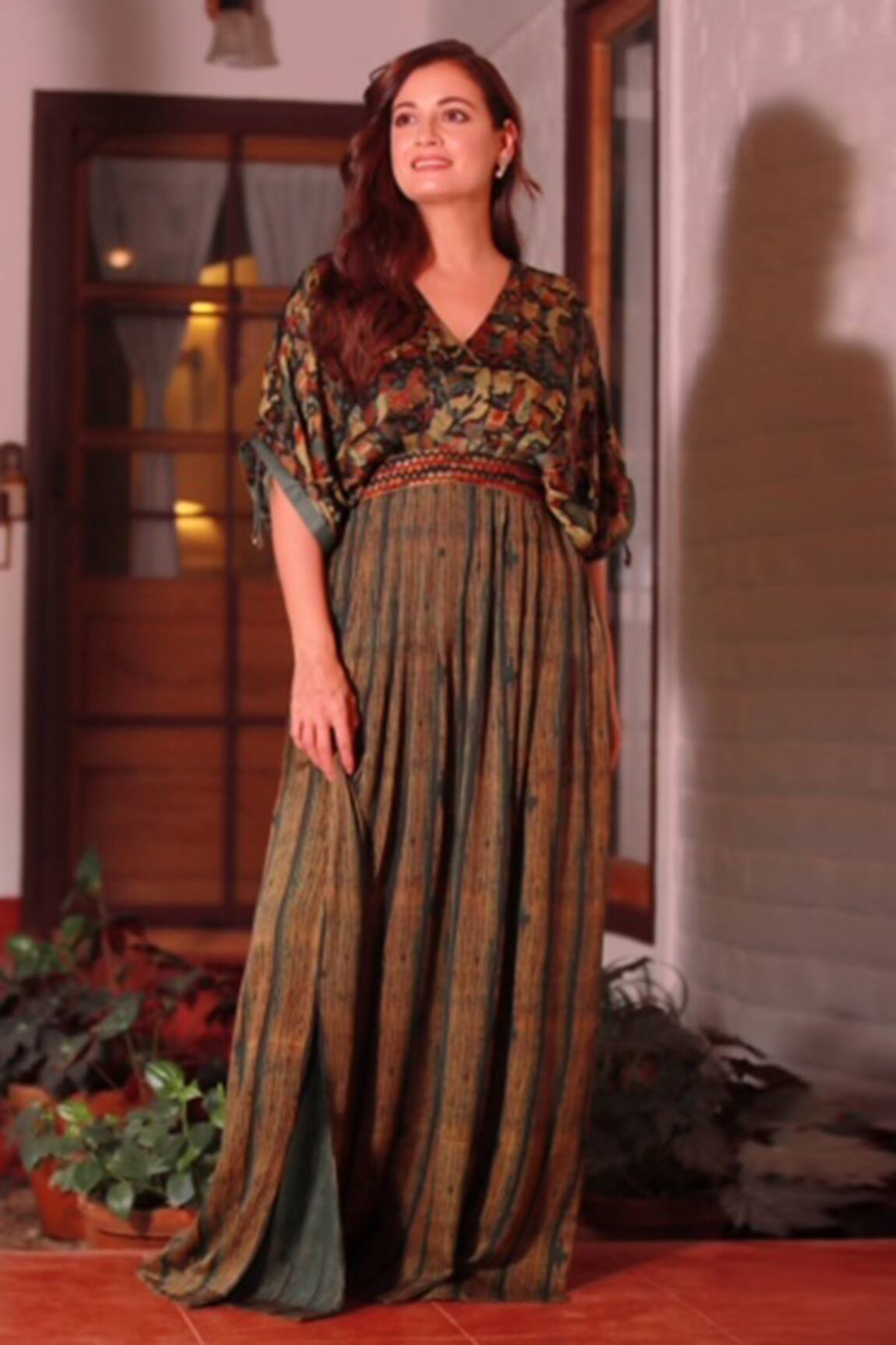PUNIT BALANA Printed Maxi Kaftan Dress