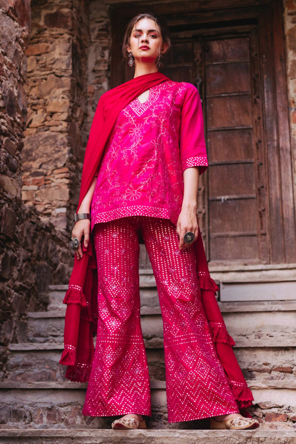 Samatvam By Anjali Bhaskar Embroidered Kurta Set