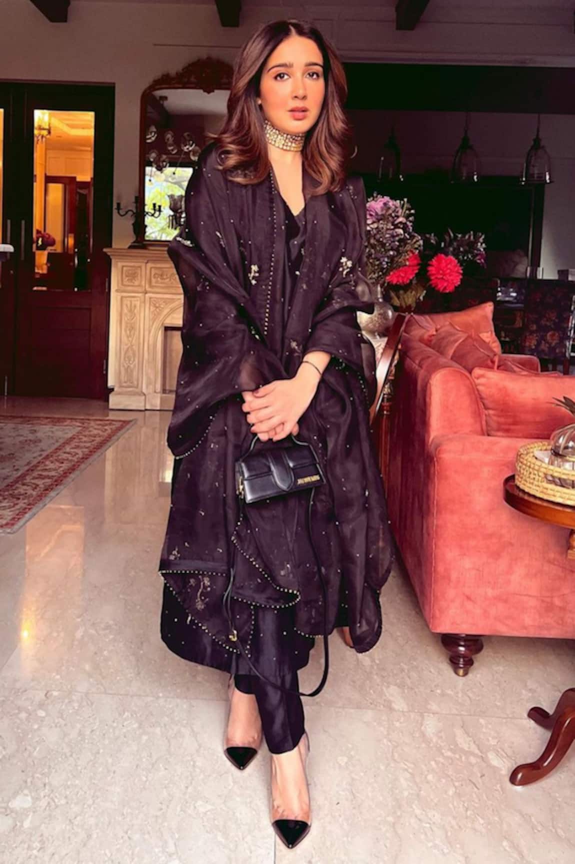 Shikha Mehta Chanderi Kurta Set