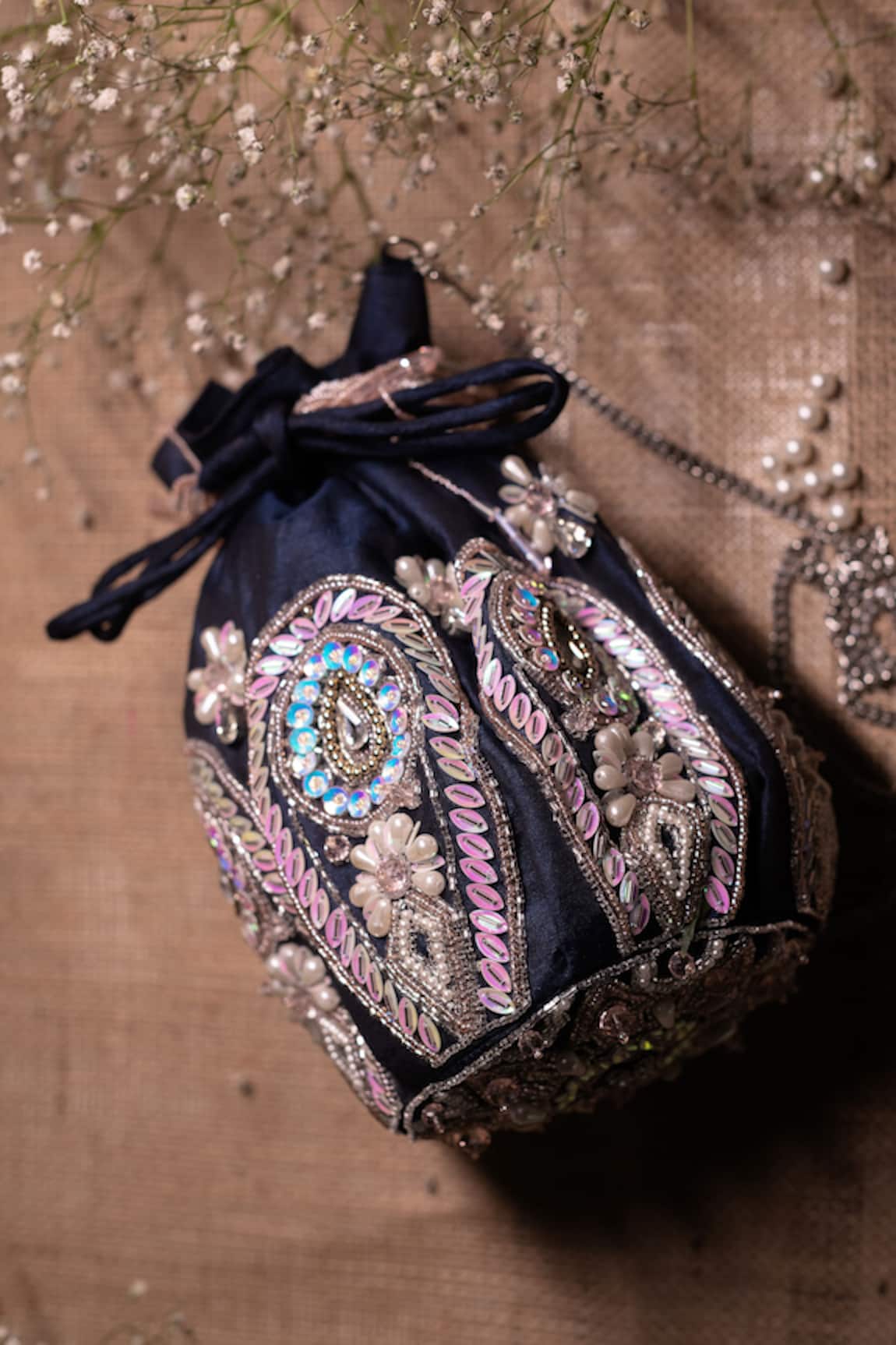 Ornatte Neelam Embroidered Potli Bag