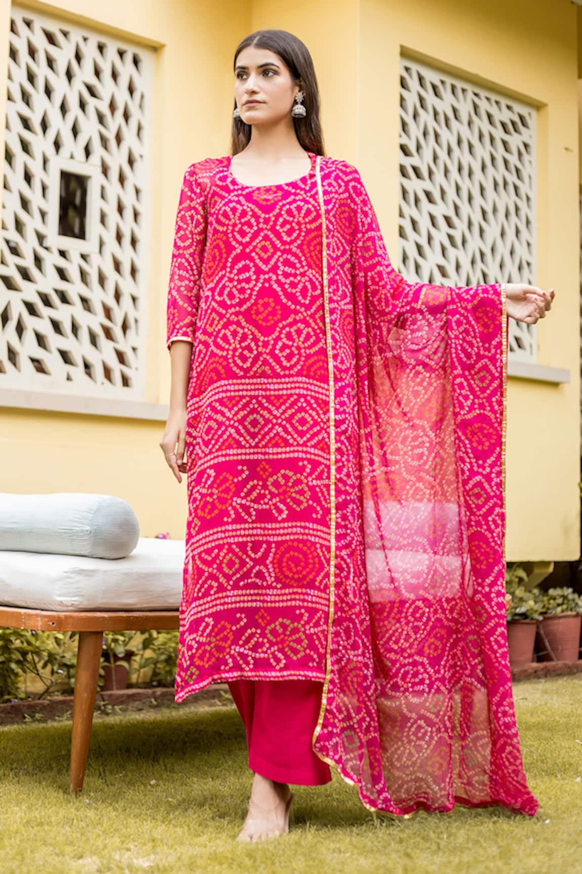 Gulabo Jaipur Bandhani Print Kurta Set