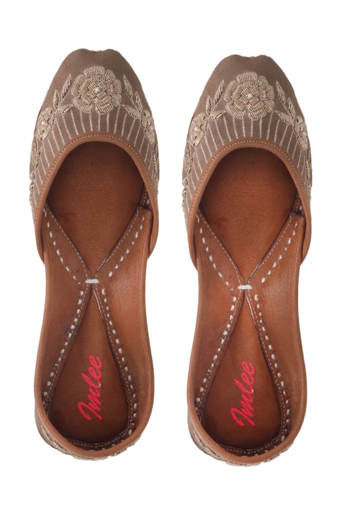 Imlee Jaipur Zardozi Embroidered Mojaris 