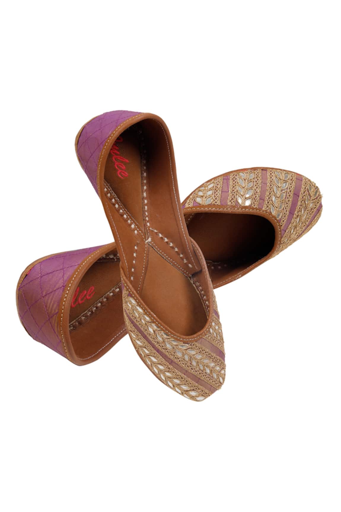 Imlee Jaipur Gota Patti Embroidered Mojaris