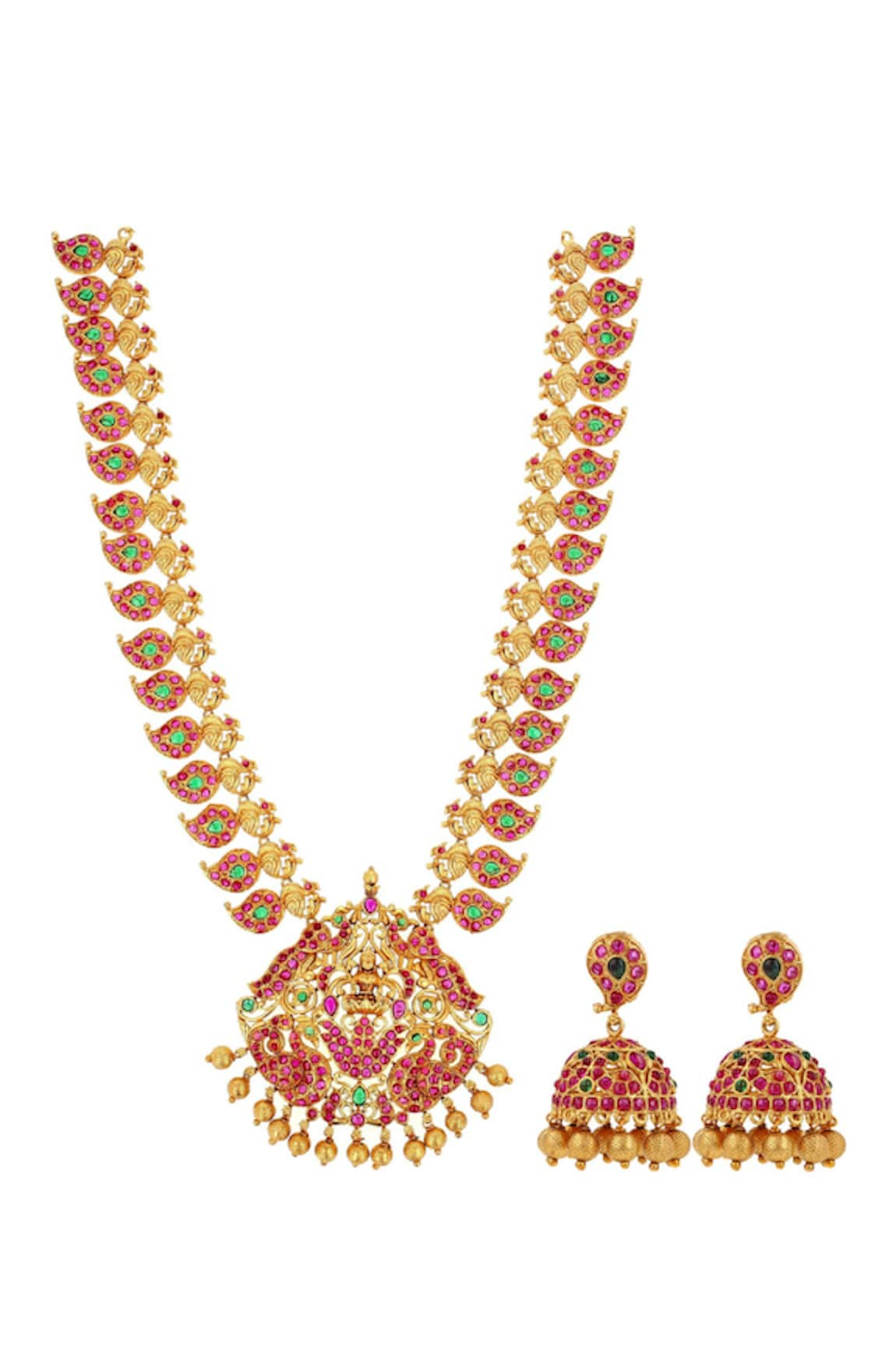 Ishhaara Temple Jewellery Set