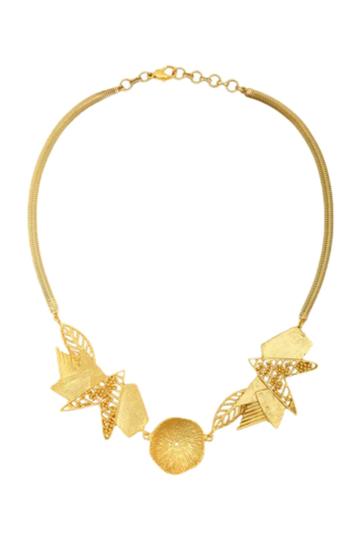 Itrana Cutwork Pendant Necklace