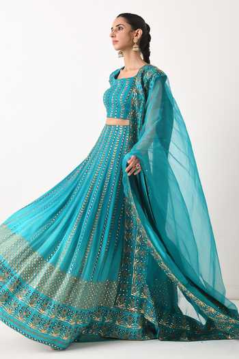 Pooja Rajgarhia Gupta Embroidered Lehenga Set 