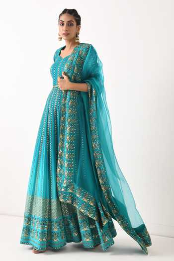 Pooja Rajgarhia Gupta Printed Anarkali with Dupatta 