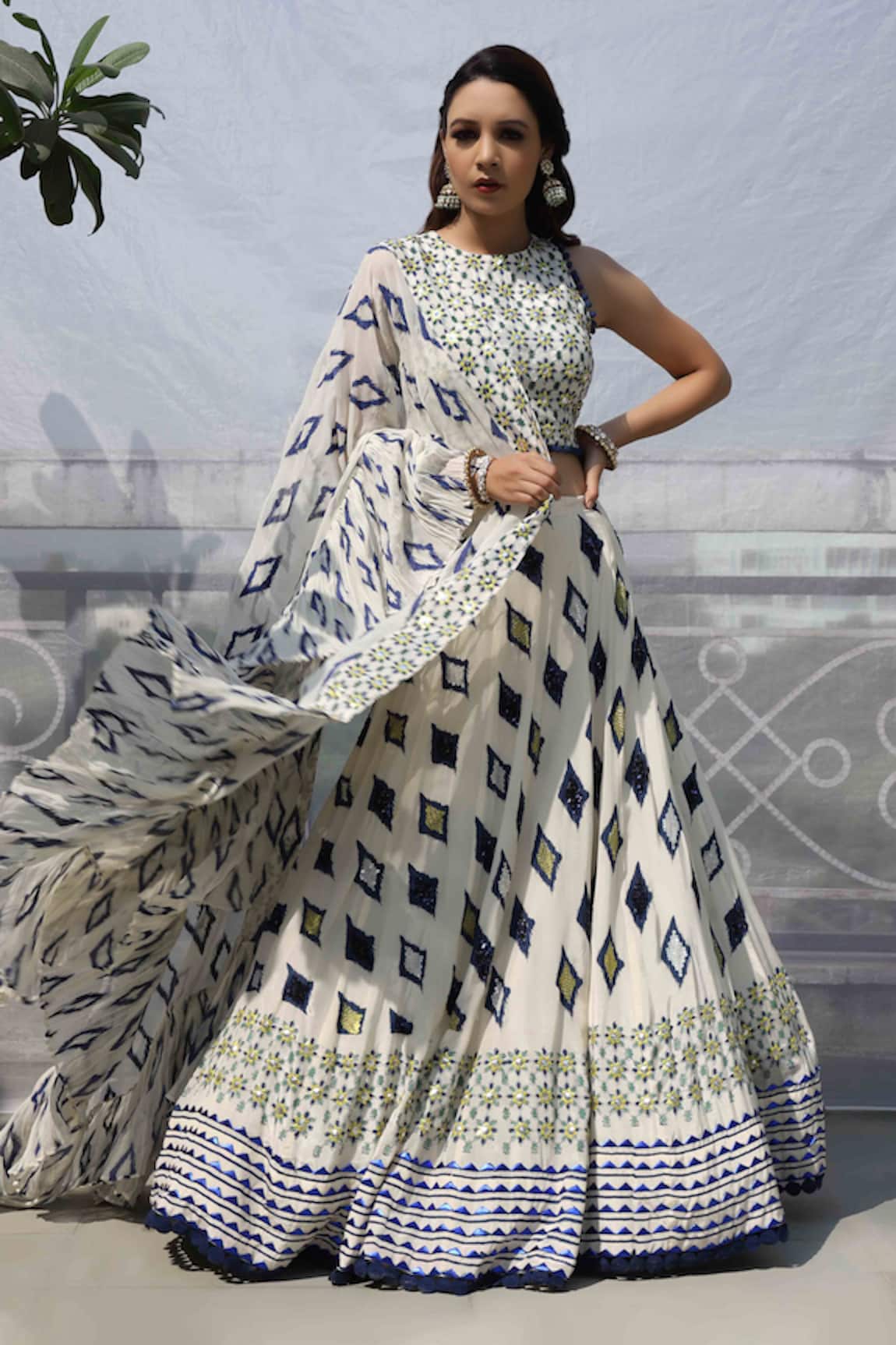 Pooja Rajgarhia Gupta Embroidered Lehenga Set 