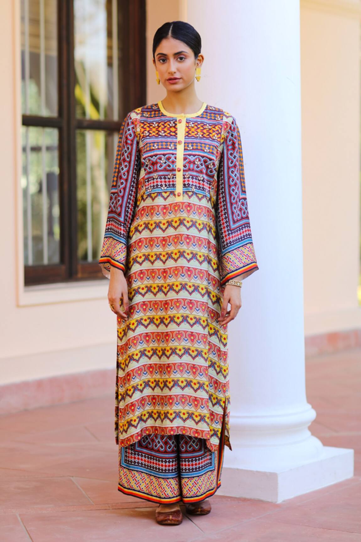 Sage Saga Kumud Abstract Print Kurta 