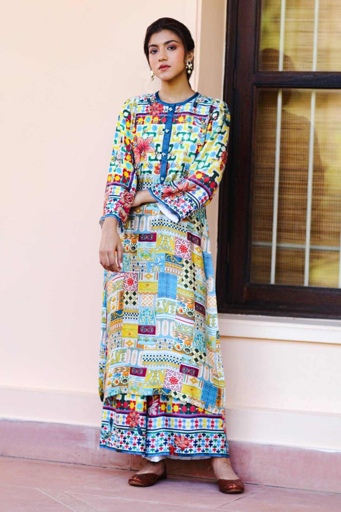 Sage Saga Kusum Abstract Print Kurta 