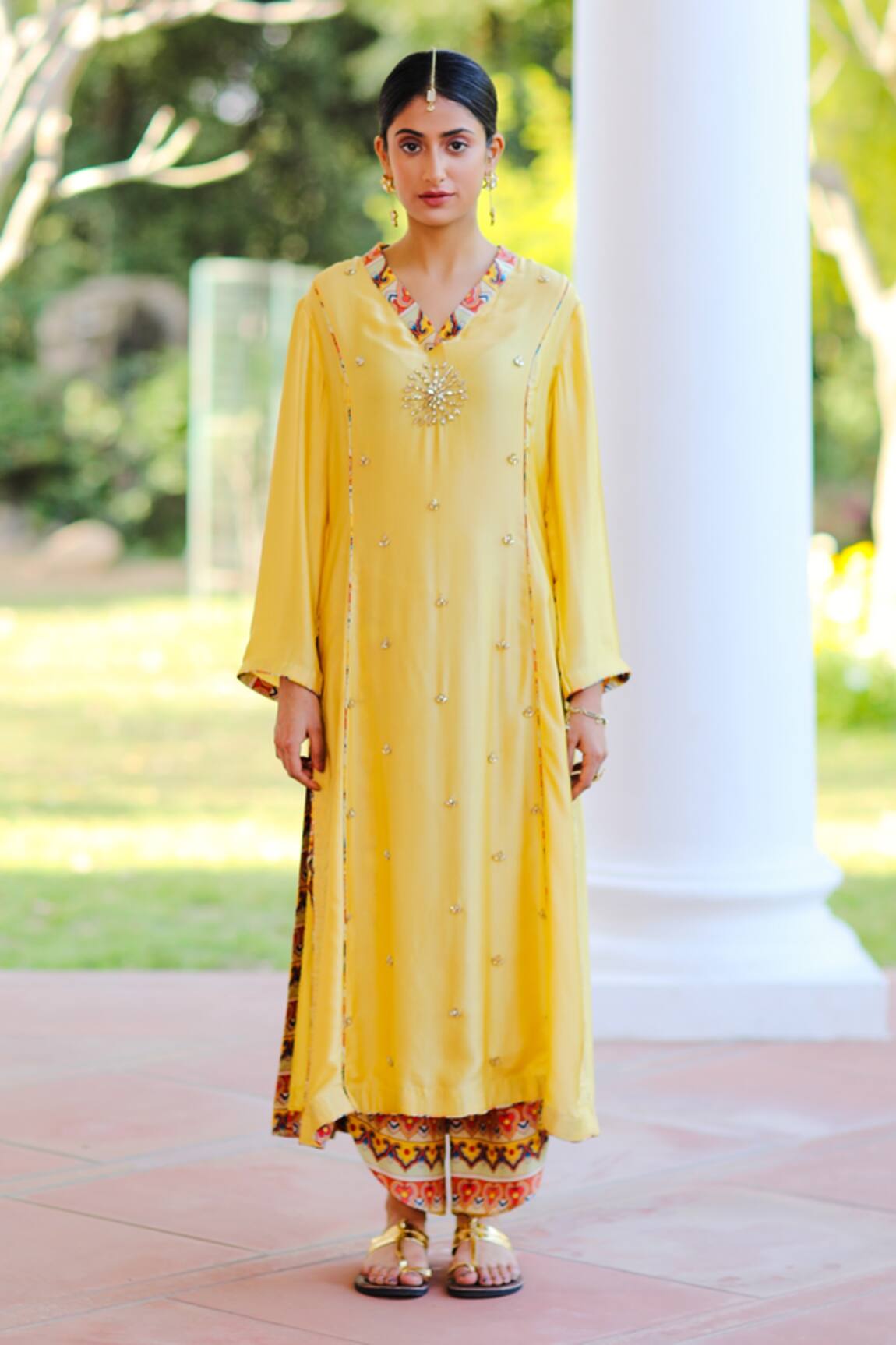 Sage Saga Kubra Embroidered Kurta 