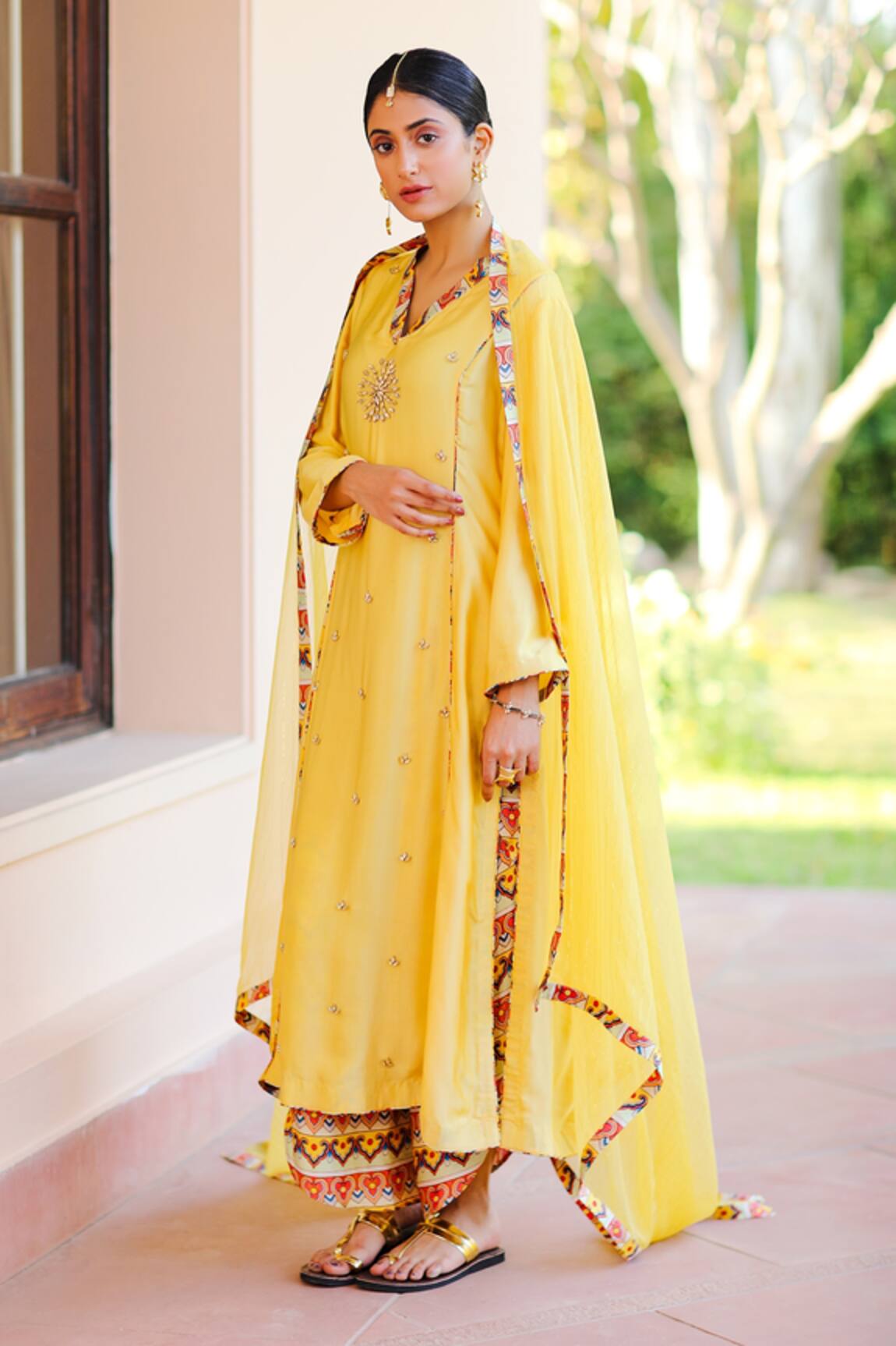 Sage Saga Kubra Embroidered Kurta Set 