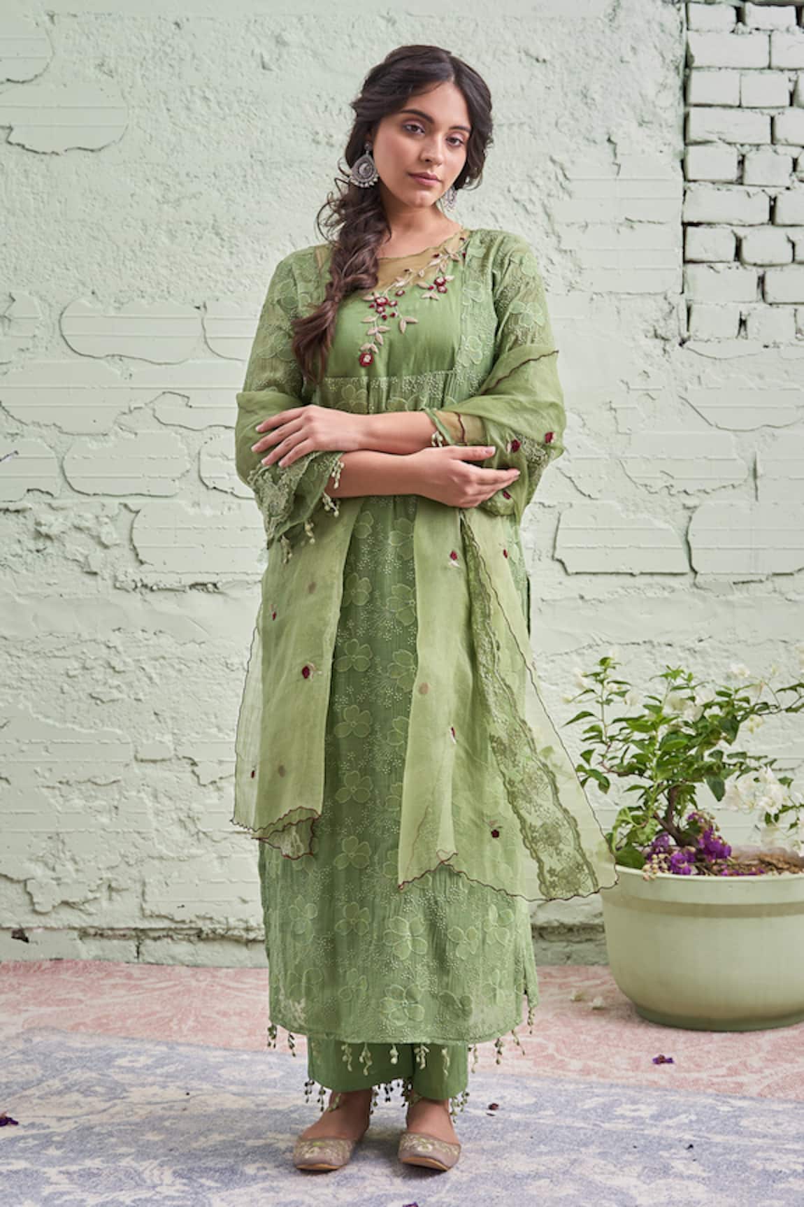Naaz By Noor Embroidered Kurta Set 