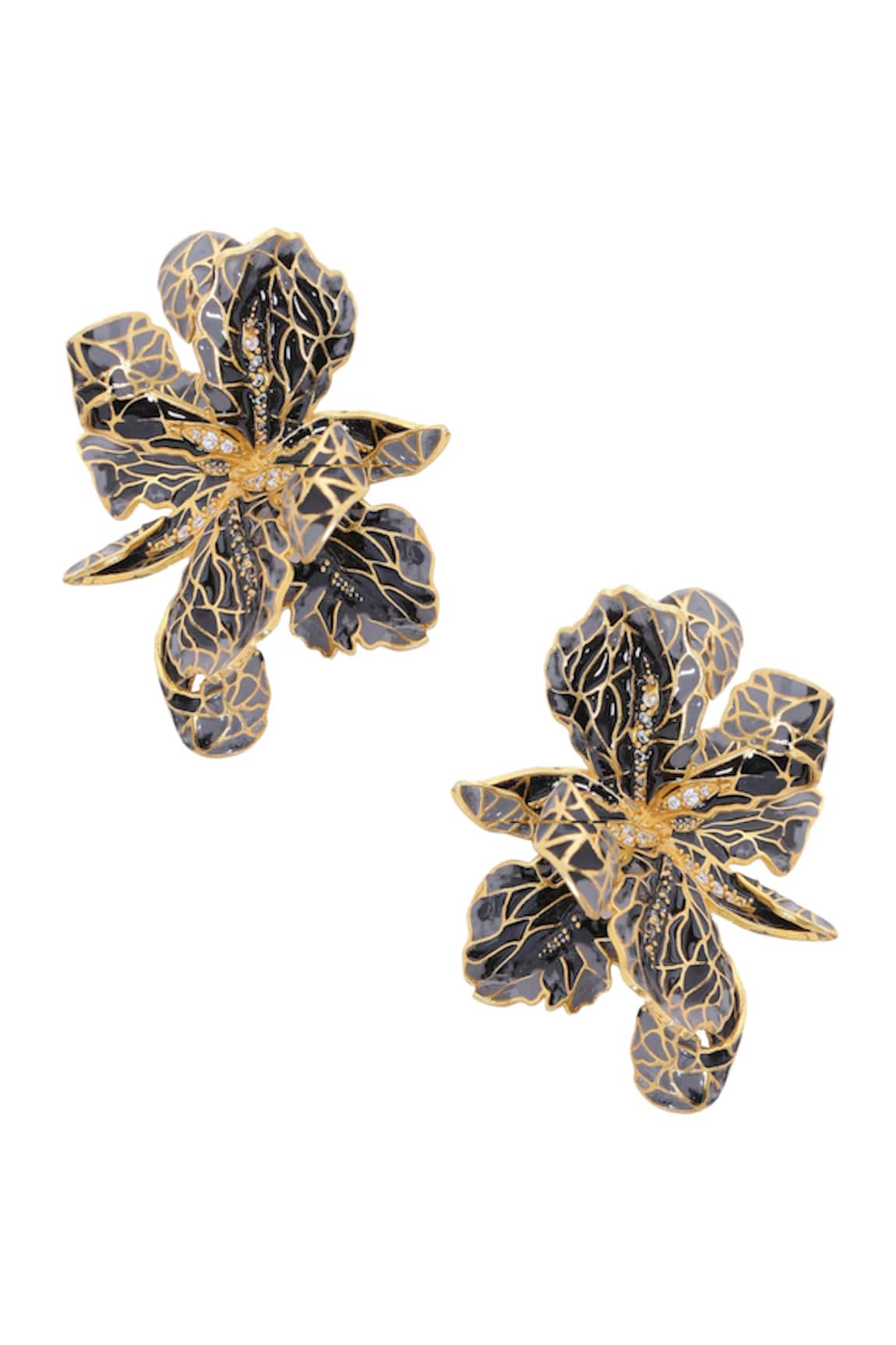 Azga Handcrafted Floral Studs