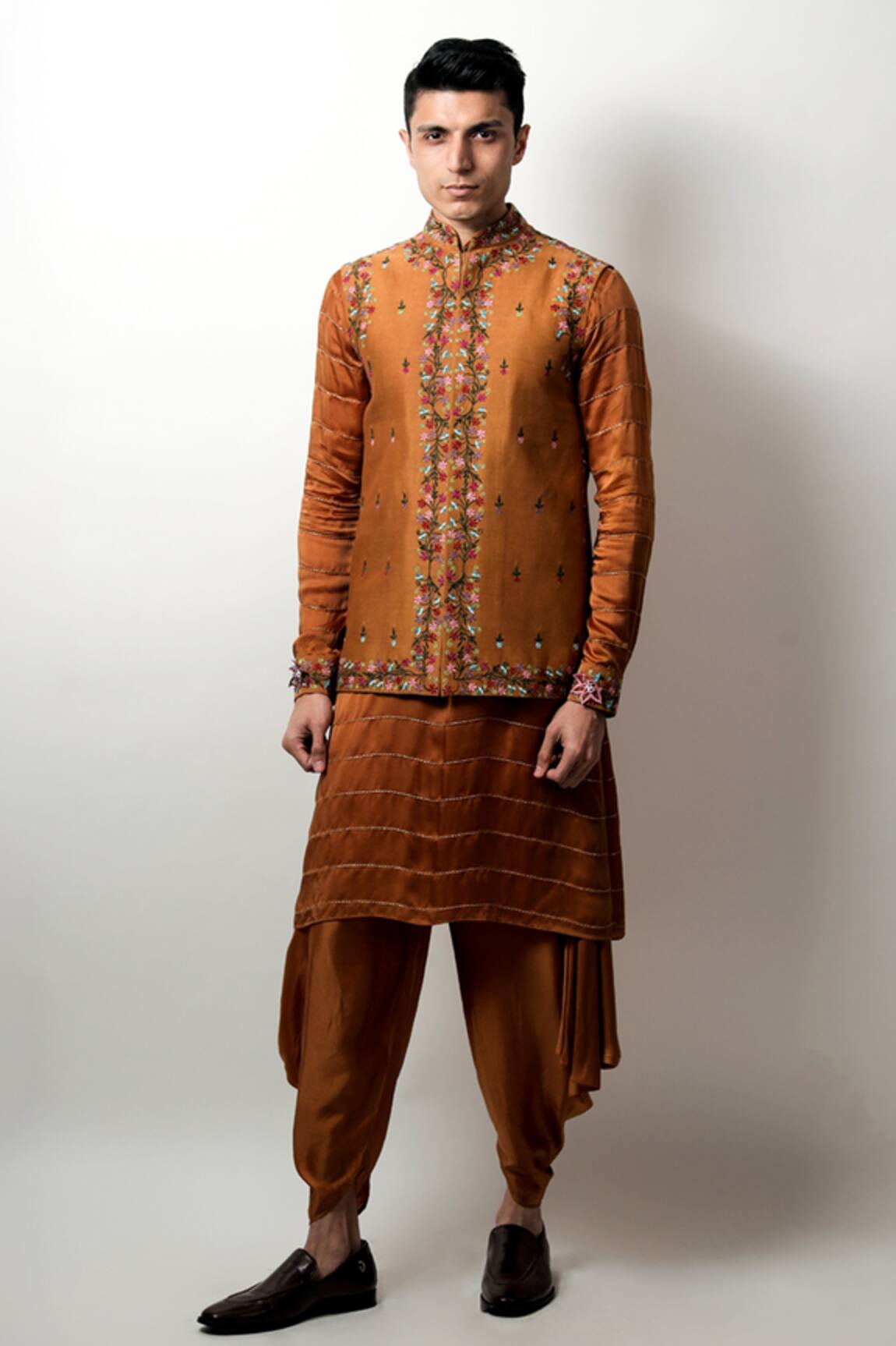 Jubinav Chadha Phalgun Nehru Jacket 