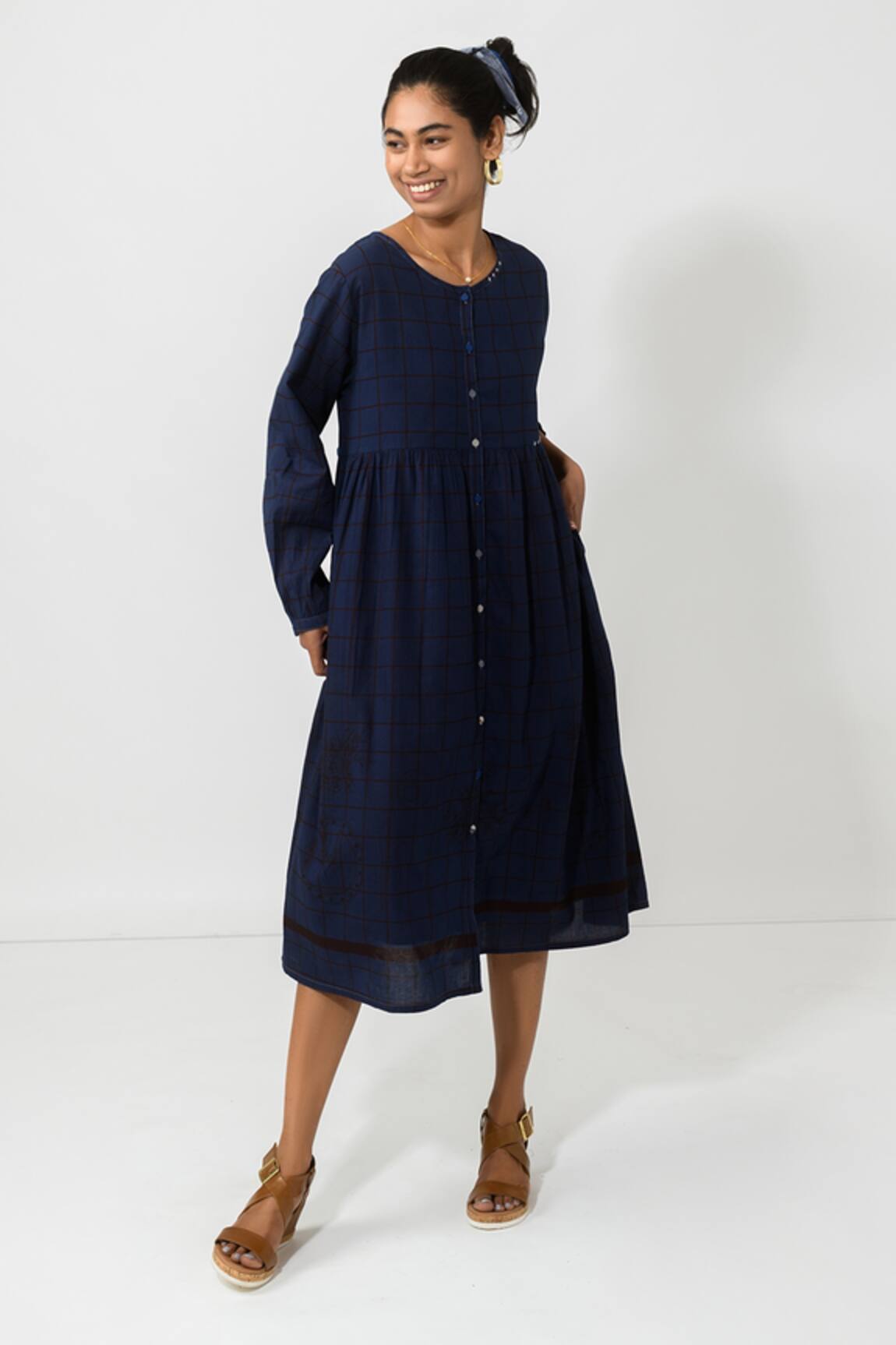 JAYATI GOENKA Cotton Midi Dress