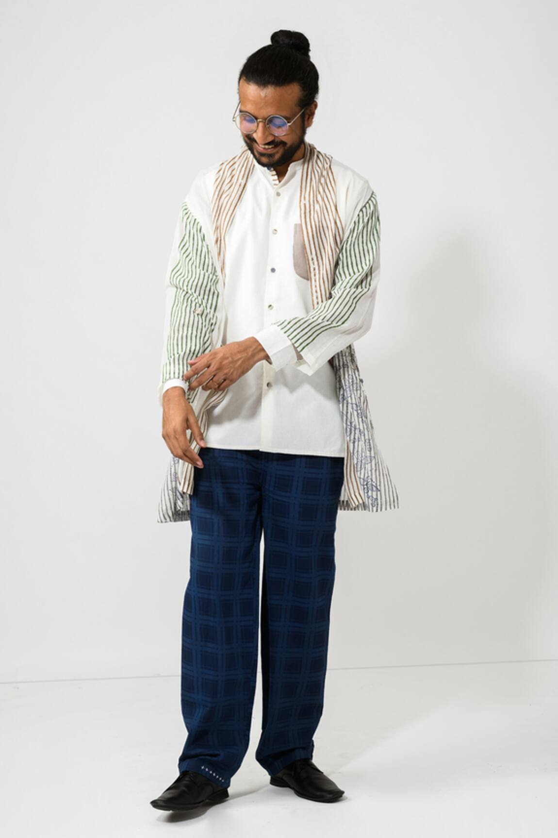 JAYATI GOENKA Cotton Open Front Robe