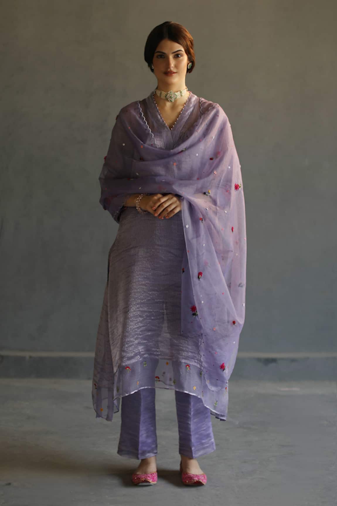 Begum Embroidered Kurta Set