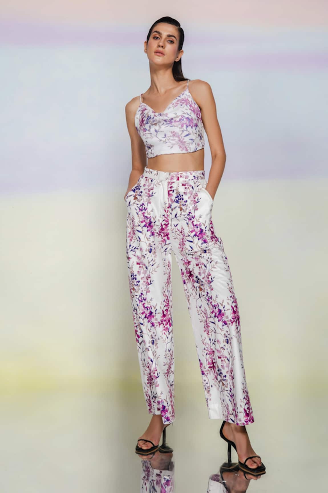 July Issue Pearl Crop Top & Pant Set