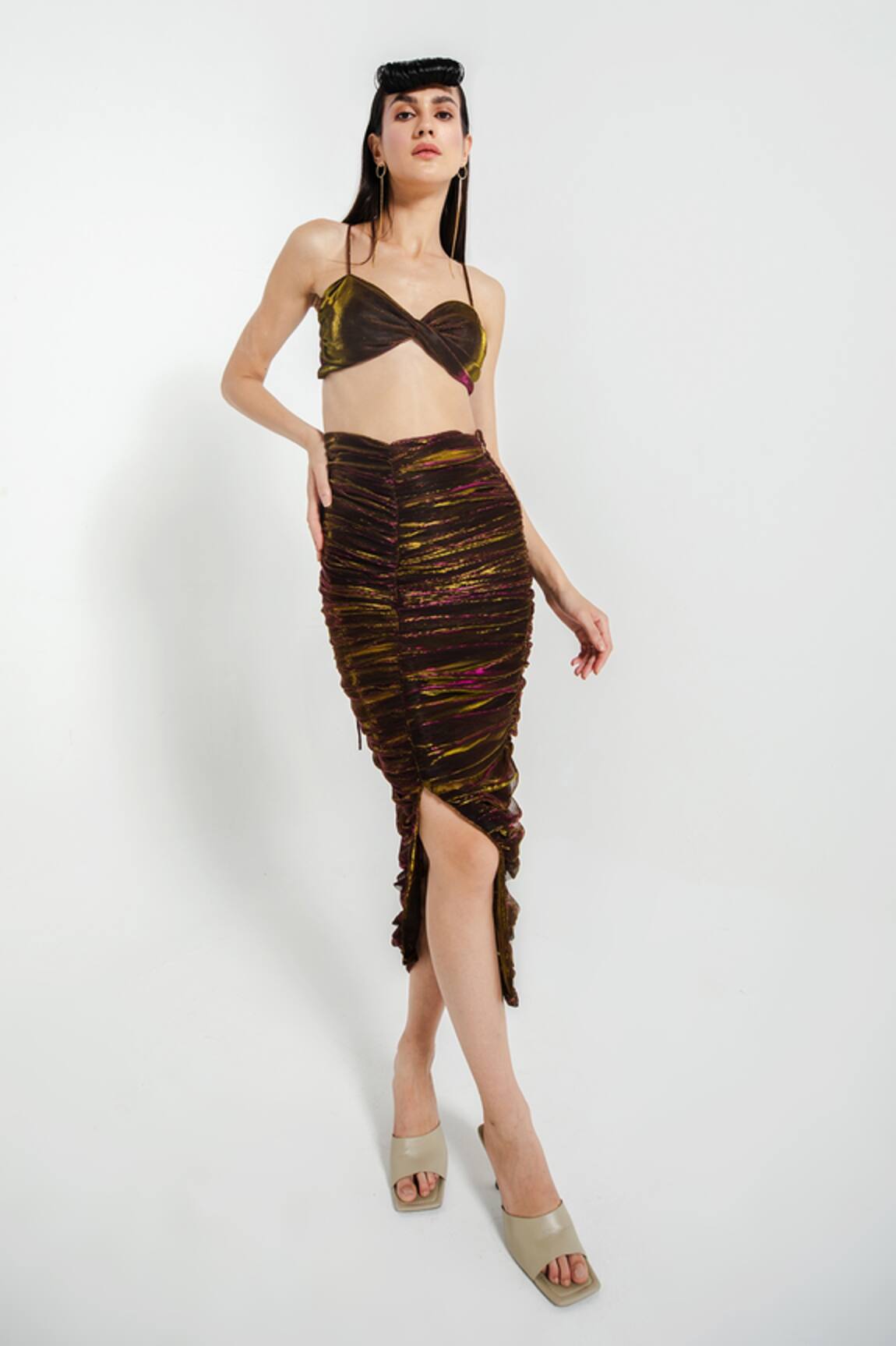 July Issue Cole Crop Top & Skirt Set