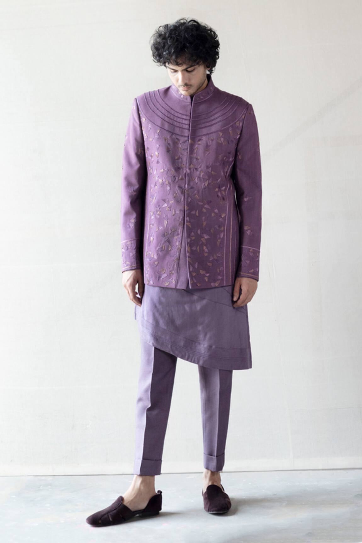 Jatin Malik Embroidered Bandhgala & Kurta Set