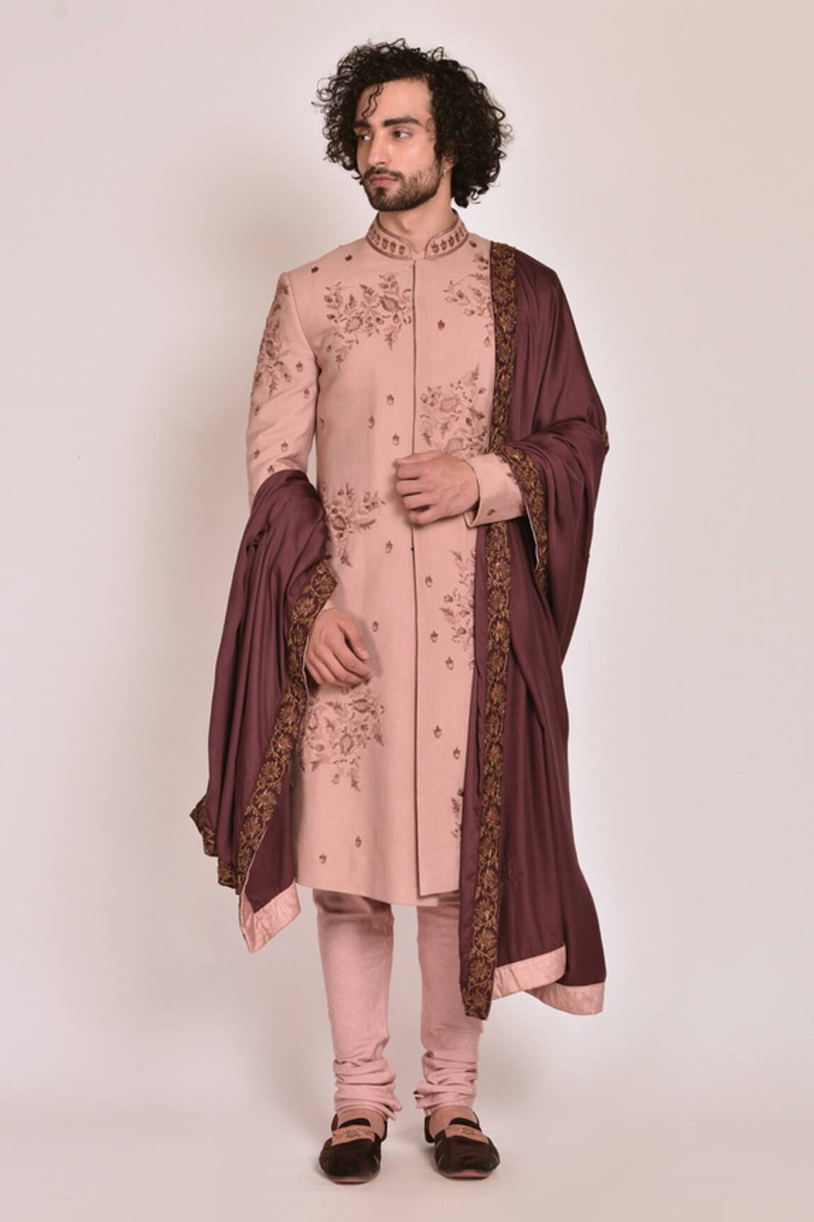Jatin Malik Embroidered Sherwani Set