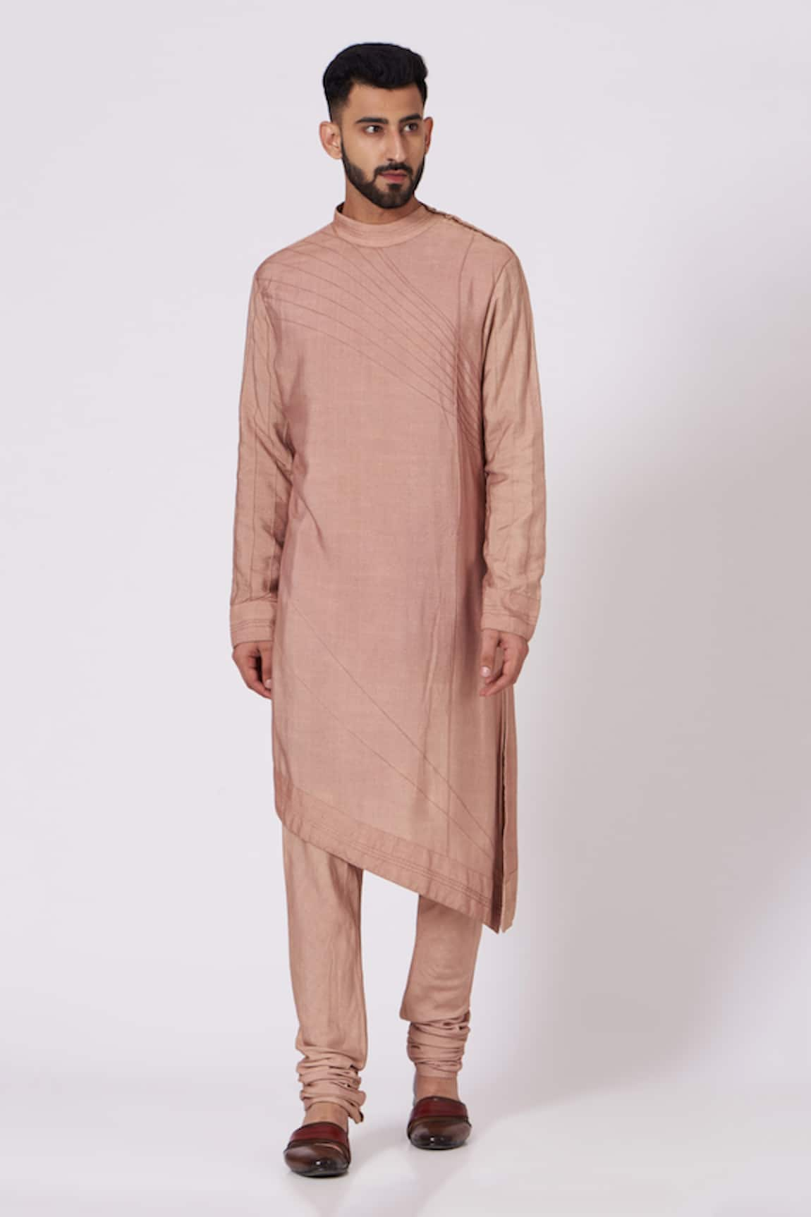 Jatin Malik Pintucks Kurta & Pant Set