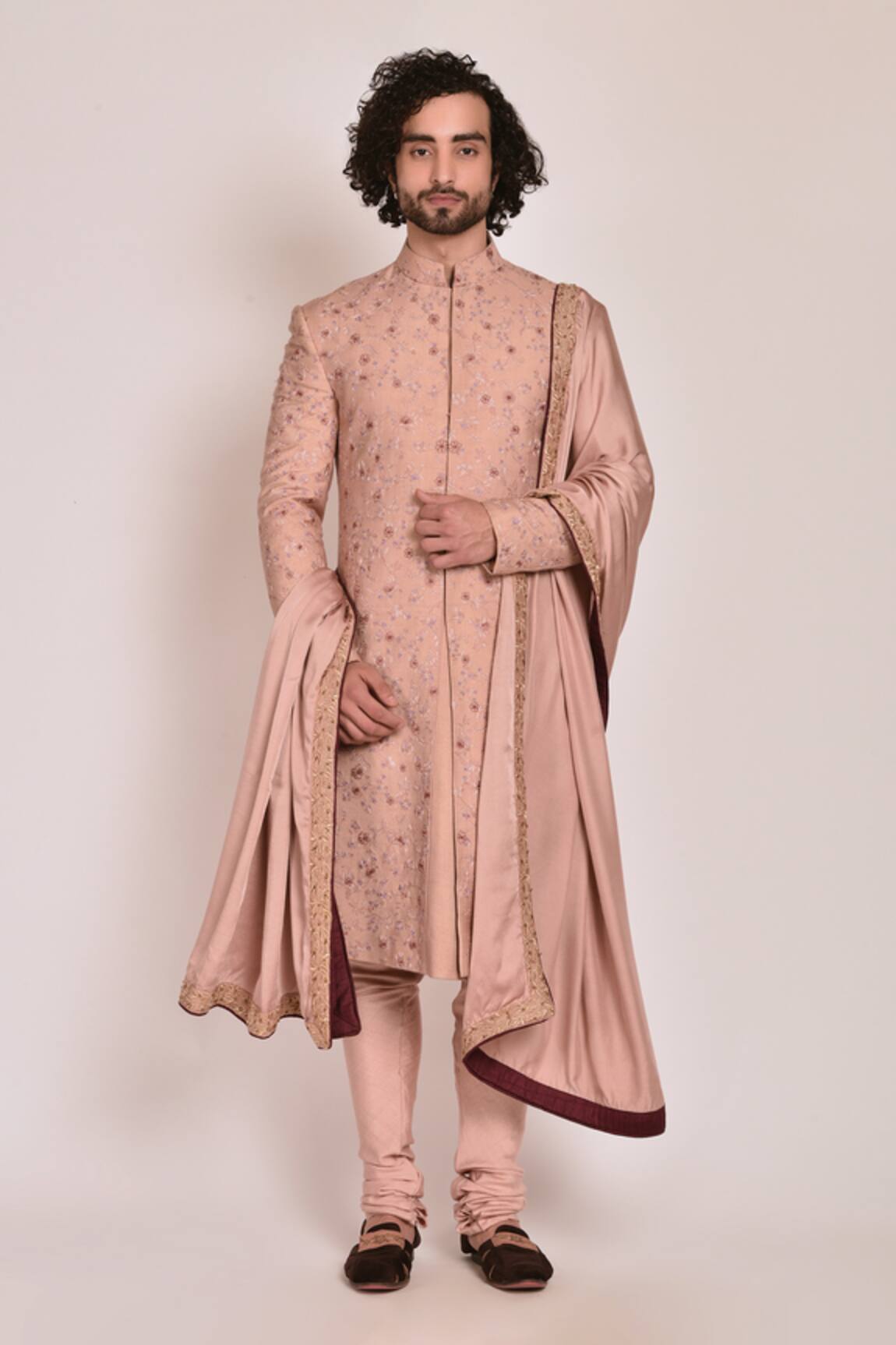 Jatin Malik Embroidered Sherwani Set 