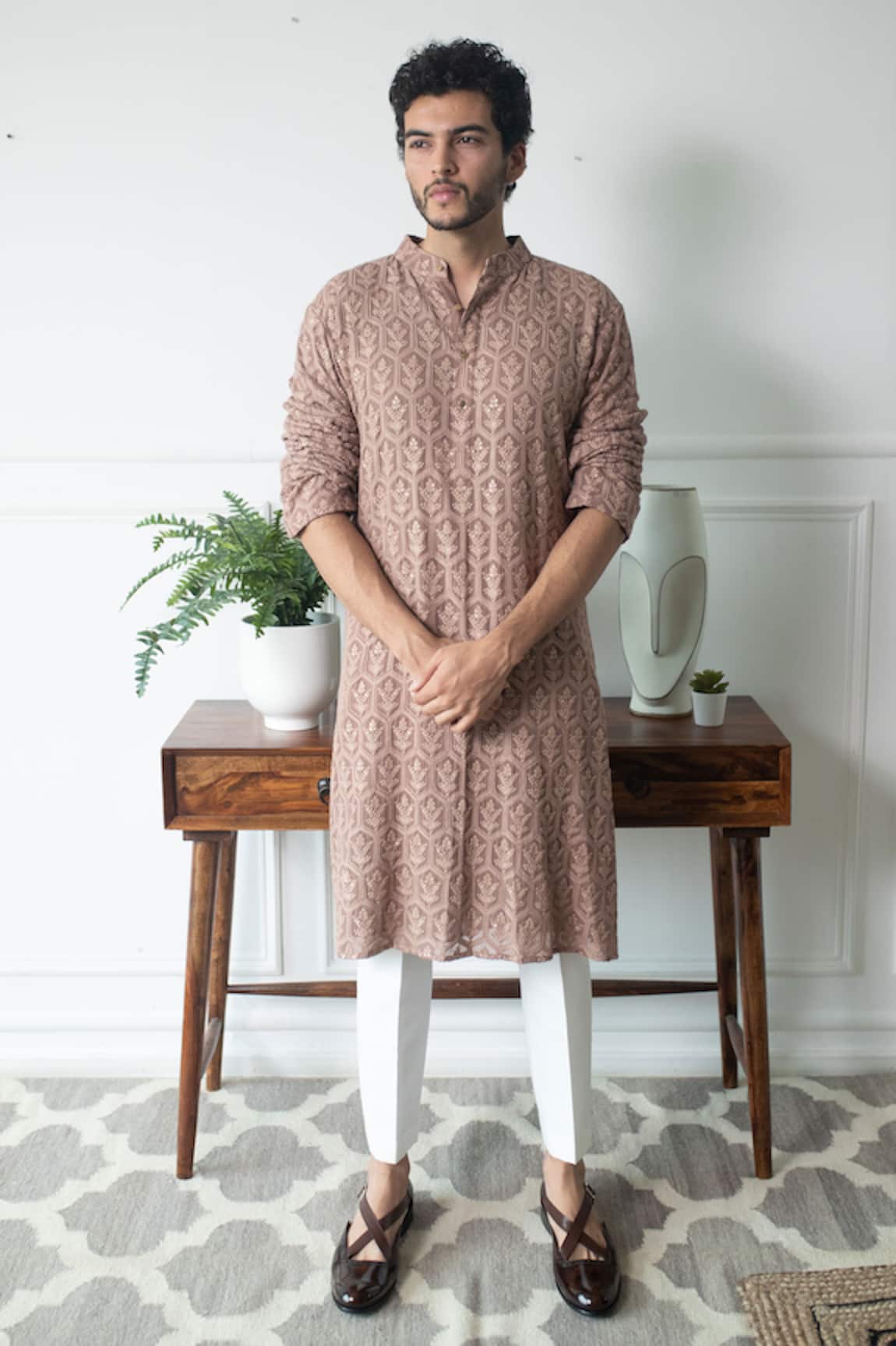 Buy Men's Short Kurtas Online in Pure Cotton and Linen | Shop Casual Kurtas  for in India