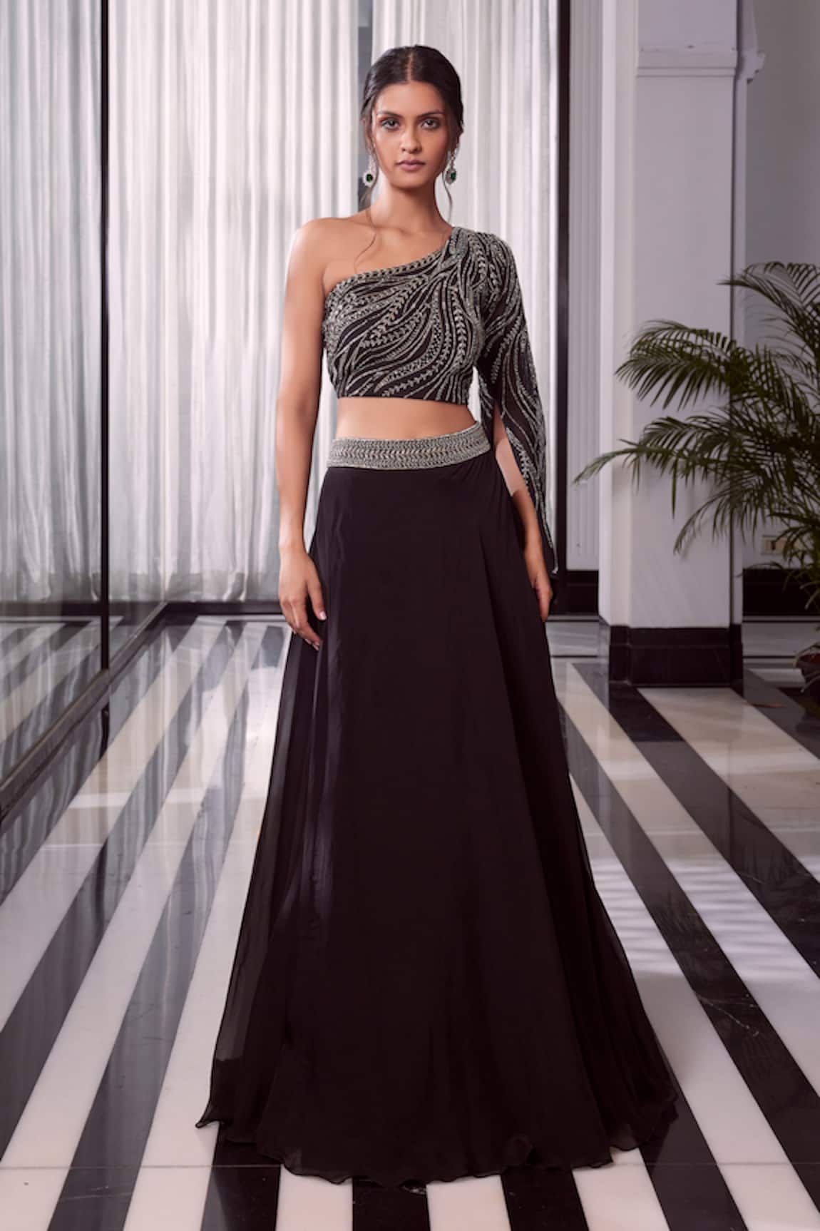 Charu and Vasundhara Ella Blouse & Lehenga Set