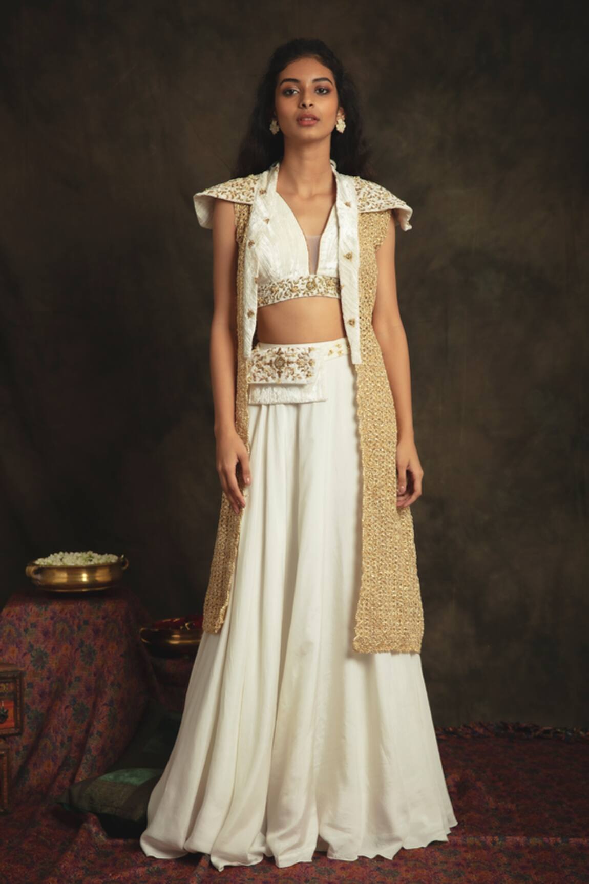Nikita Vishakha Afreen Lehenga Set With Jacket