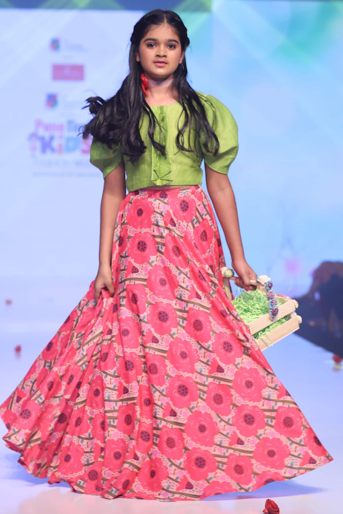 Kirti Agarwal - Pret N Couture Floral Print Skirt Set 