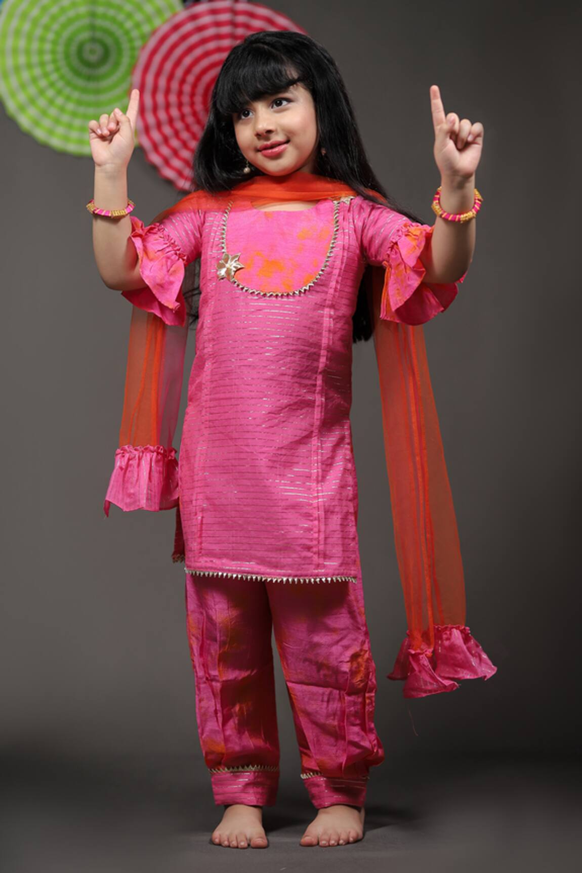 Kirti Agarwal - Pret N Couture Tie & Dye Kurta Set 